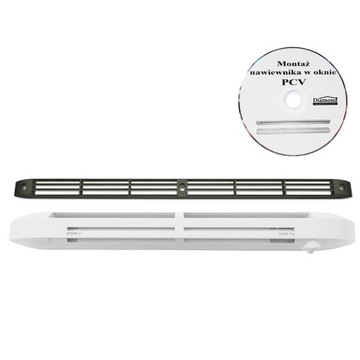 Nawiewnik ISOLA HY PLUS ANTRACYT/BIAŁY