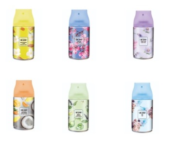 Air Polo x6 wkład spray mix automatic Odświeżacz powietrza 250ml P1