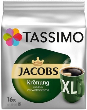 Kapsułki do Tassimo Jacobs Kronung XL 16 kapsułek