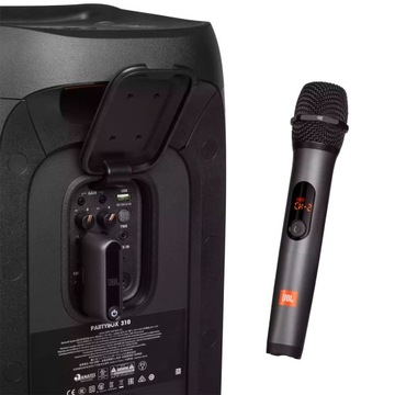 2 БЕСПРОВОДНЫХ МИКРОФОНА JBL ДЛЯ ДИНАМИКА КАРАОКЕ JBL PARTYBOX 110 310 710