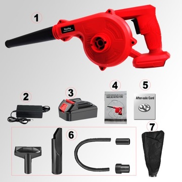 Аккумуляторная/электрическая воздуходувка для сада