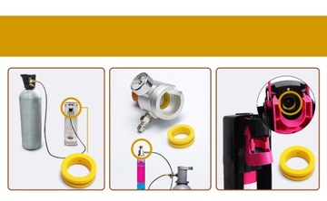 5 прокладок для SodaStream Quick Connect Terra Art (5 шт.)