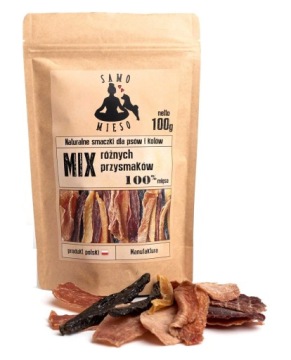 SAMO MIĘSO PRZYSMAK DLA KOTA MIX SMAKÓW 100 G.