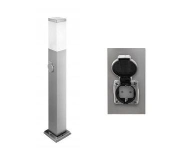 Havana H65 lampa ogrodowa z gniazdem kwadratowa