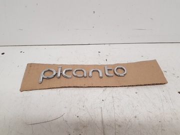 KIA PICANTO III NÁPIS ZNAK KRYT ZADNÍ 2017-