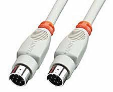 Lindy 8pin 8pin, 2m, Szary (31532)