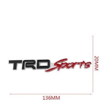 ЗНАЧОК TRD Спортивная металлическая эмблема радиаторной решетки TOYOTA