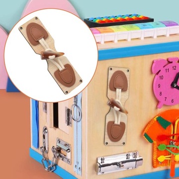 Детали Busy Board Многофункциональная пряжка Коричневая