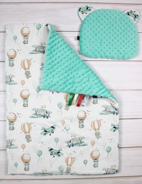 Одеяло и подушка Мишка НикаТими 75х100 минки