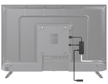 Tuner dekoder cyfrowy TV HD DVB-T2 HDMI H.265 HEVC