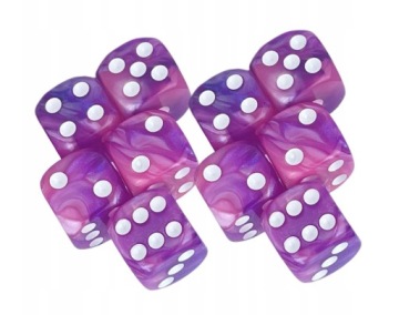 КОСТИ D6 1,6 СМ РПГ ОЧАРОВАНИЯ ЛЮБВИ ШЕСТИГРАННЫЕ КОСТИ