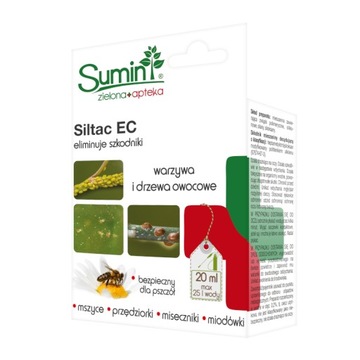 Siltac EC Środek na przędziorki i mszyce BEZPIECZNY DLA PSZCZÓŁ Sumin 20 ml
