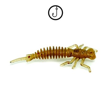 LARWA WAŻKI 5cm SLIM | OKONIOWY HIT! | 3szt | 7A