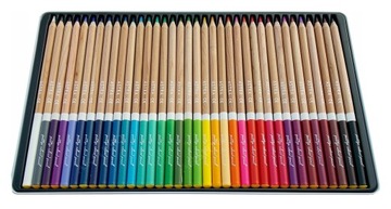 ASTRA KREDKI OŁÓWKOWE ARTYSTYCZNE Metalowe Opakowanie 36 kolorów