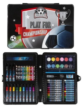 Zestaw artystyczny 71 elementów Kidea Piłka - 13