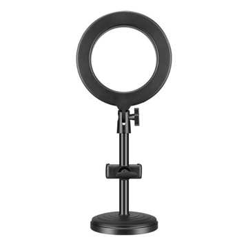 MOZOS LAMPA PIERŚCIENIOWA LED RING DO ZDJĘĆ FILMÓW Z UCHWYTEM NA TELEFON