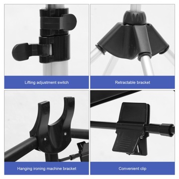 БОЛЬШАЯ ВЕШАЛКА ДЛЯ ОДЕЖДЫ С ГЛАДИЛЬНЫМИ РУЧКАМИ, 1 КОМПЛЕКТ