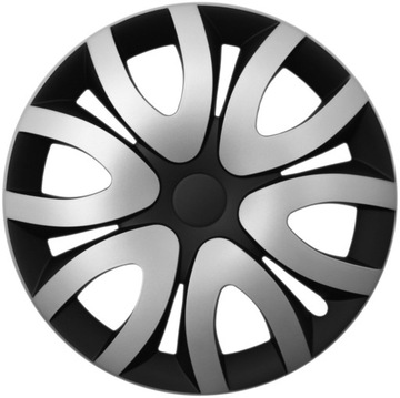 KOŁPAKI 14 CZARNO SREBRNE OPEL VW AUDI BMW NOWOŚĆ