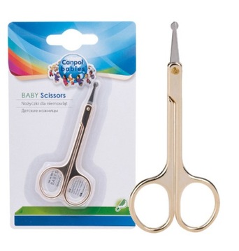 CANPOL BABIES NOŻYCZKI DLA NIEMOWLĄT I DZIECI 0m+