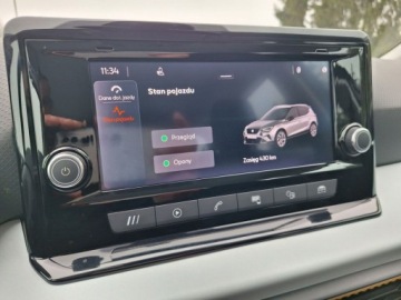 Seat Arona Crossover Facelifting 1.0 TSI 110KM 2022 Seat Arona serwis ASO 1.0TSI 110KM bezwypadkowy pakiety FullLink alufelgi, zdjęcie 21