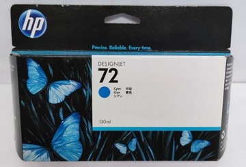 Tusz HP 72 Cyan C9371A 130ml ORYGINAŁ 11.2020