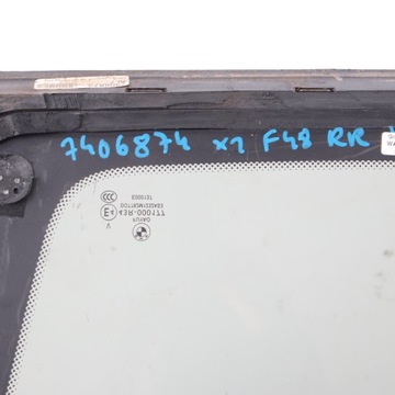 BMW F48 Заднее стекло фиксированное левое, тонированное AS3 7406873