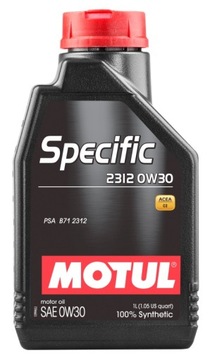 MOTUL OLEJ MOTUL 0W30 1L SPECIFIC 2312 / PSA B712312 / DPF C2