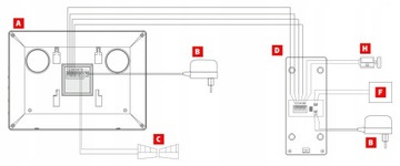 ШИФРОВАТЕЛЬ ВИДЕОДОМОФОНА WiFi FULL HD 7 ФУТОВ + ПРИЛОЖЕНИЕ