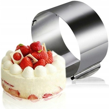 ВЫСОКАЯ ПОДСТАВКА ДЛЯ ТОРТА 15см, РЕГУЛИРУЕМАЯ 16-30 НЕРЖАВЕЮЩАЯ СТАЛЬ ДОЖДЬ ДЛЯ ТОРТА