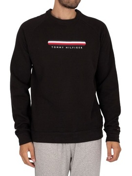 Tommy Hilfiger Sweter męski Track Top, Czarny, L