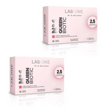 LAB ONE QUEENBIOTIC 60 kaps. PROBIOTYK DLA KOBIET