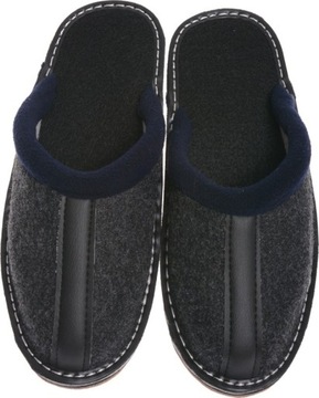 ТАПОЧКИ МУЖСКИЕ ВОЙЛОЧНЫЕ графит 46