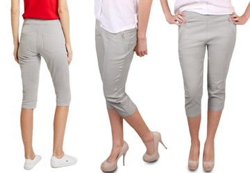 SPODNIE RYBACZKI jeans SPODENKI szare 1330 44/46