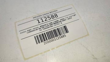 MĚCH PÁKY ŘAZENÍ 735440769 FIAT BRAVO II ČERNÁ KŮŽE