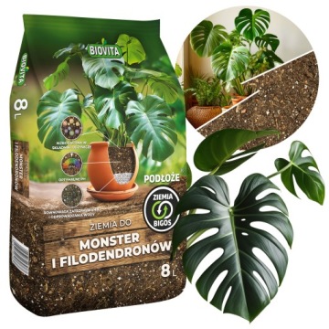 ZIEMIA DO MONSTER I FILODENDRONÓW BIGOS 8L BIOVITA