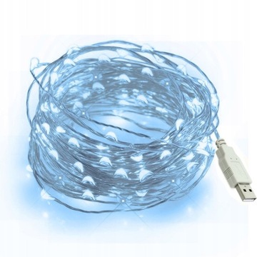 50 светодиодных USB-ЛАМП, ХОЛОДНЫЙ БЕЛЫЙ