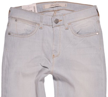 WRANGLER spodnie BLUE jeans HIGH SKINNY _ W29 L32