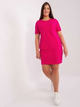 Wygodna DRESOWA SUKIENKA damska PLUS SIZE