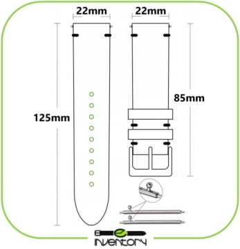 Universal Watch Strap SmartWatch SmartWatch 22 мм + телескопы цвета