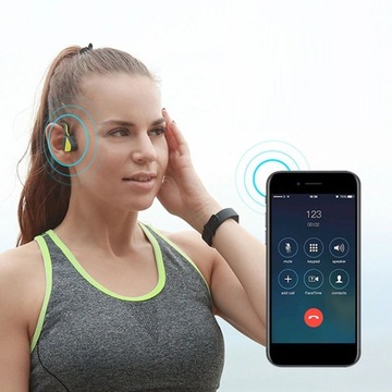 Беспроводные костные наушники F1 Bluetooth IP55
