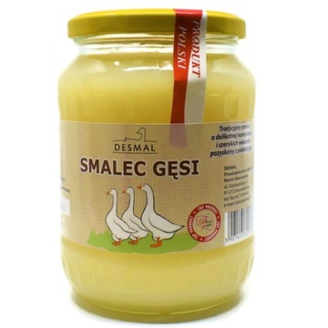 CZYSTY 100% smalec gęsi 720ml zdrowy ŚWIEŻY!