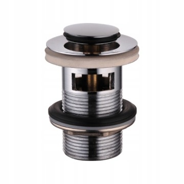 KOREK SPUSTOWY KLIK-KLAK Z PRZELEWEM 11/4'' MAŁY