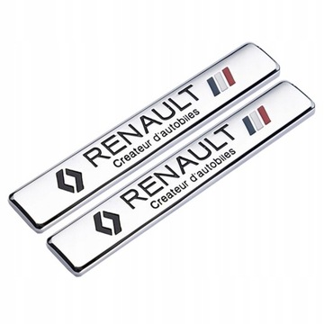 2 Szt Naklejka na bagażnik samochodowy Renault