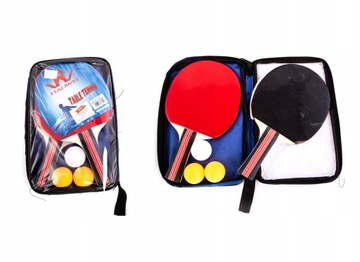 НАБОР ДЛЯ ПИНГ-ПОНГА В КОРПУСЕ С ШАРИЧЕСКОЙ ВЕСЛКОЙ