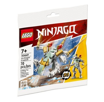 LEGO Ninjago Механический элемент огня Кая 71808 + Ледяной дракон 30649