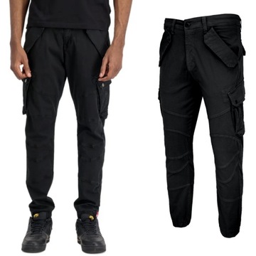 Spodnie Alpha Industries Combat Pant LW 126215 03 Czarne 33