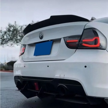 СПОЙЛЕР BMW 3 Black E90 LOTKA M4 ЧЕРНЫЙ ABS ЗАДНИЙ СПОЙЛЕР НА КРЫШКЕ