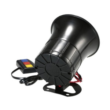 GŁOŚNIK DC 12V 3 DŹWIĘKI GŁOŚNE KLAKSONY RÓG