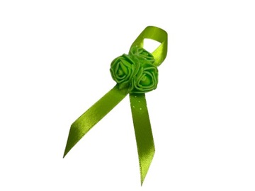 KOTYLIONY #5 ZIELONY Z PIANKI TRZY RÓŻYCZKI ZIELONE KOTYLION