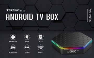 Смарт ТВ-приставка T95Z Plus Android 12 Allwinner H618